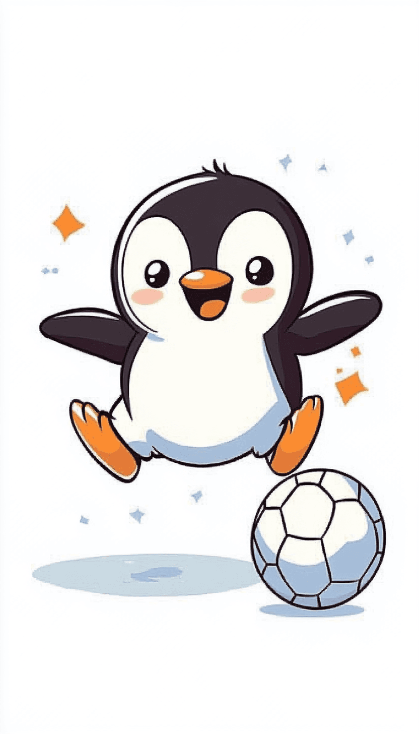 Penguin 080 original repeating artwork