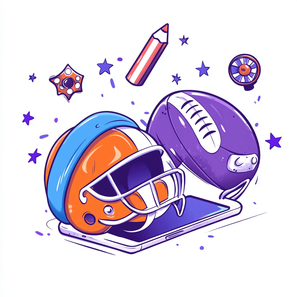 Football Helmet Tribe original repeating artwork