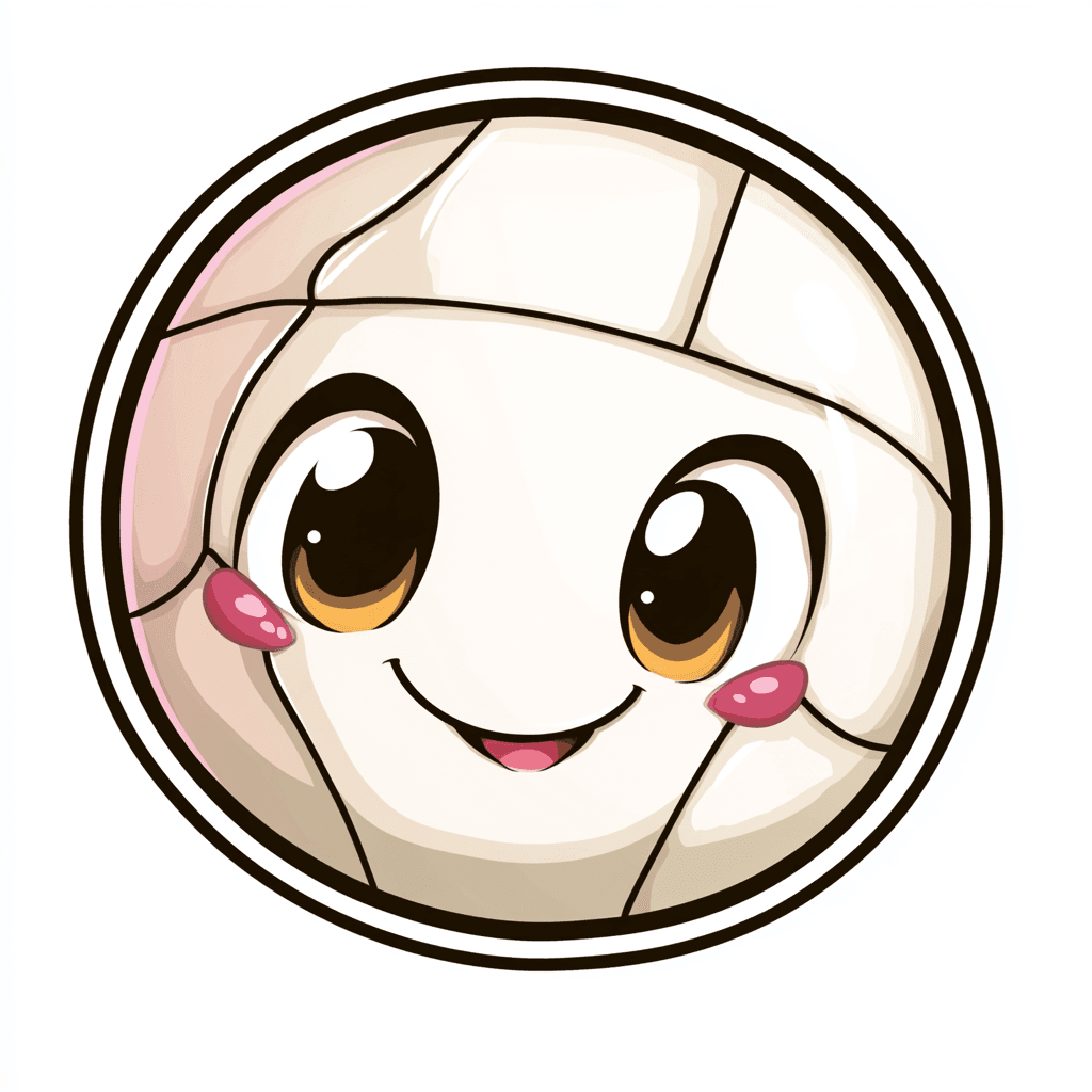 Volleyball Zip original repeating artwork