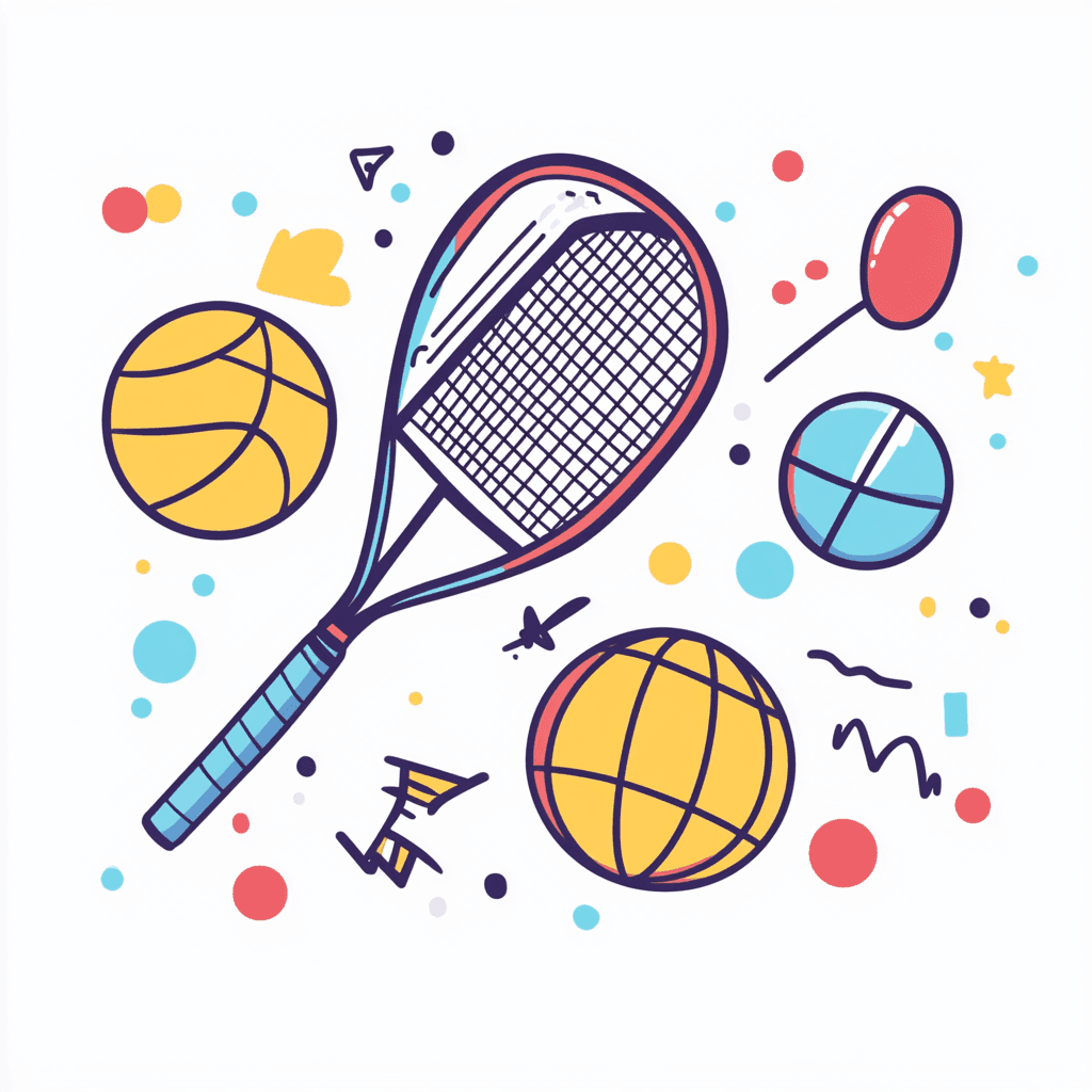 Volleyball Flip original repeating artwork