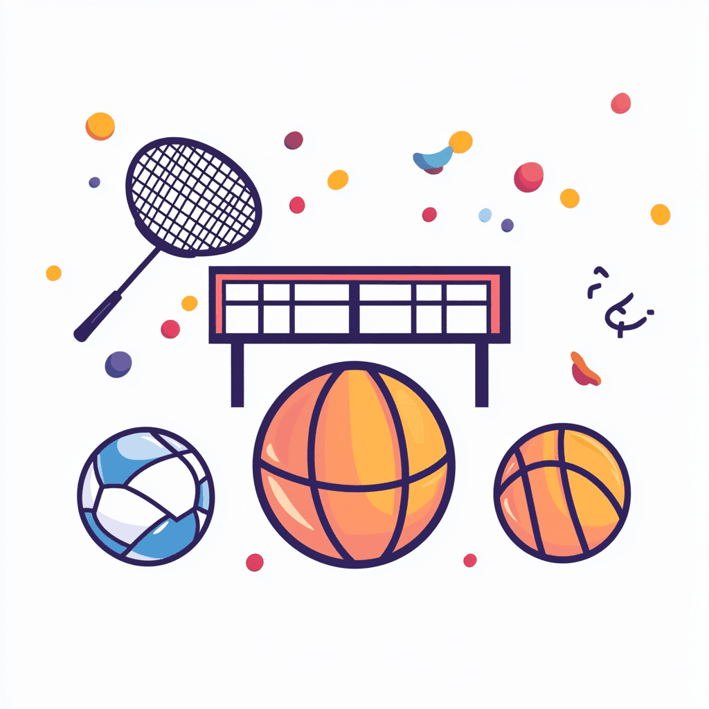 Volleyball Rush original repeating artwork