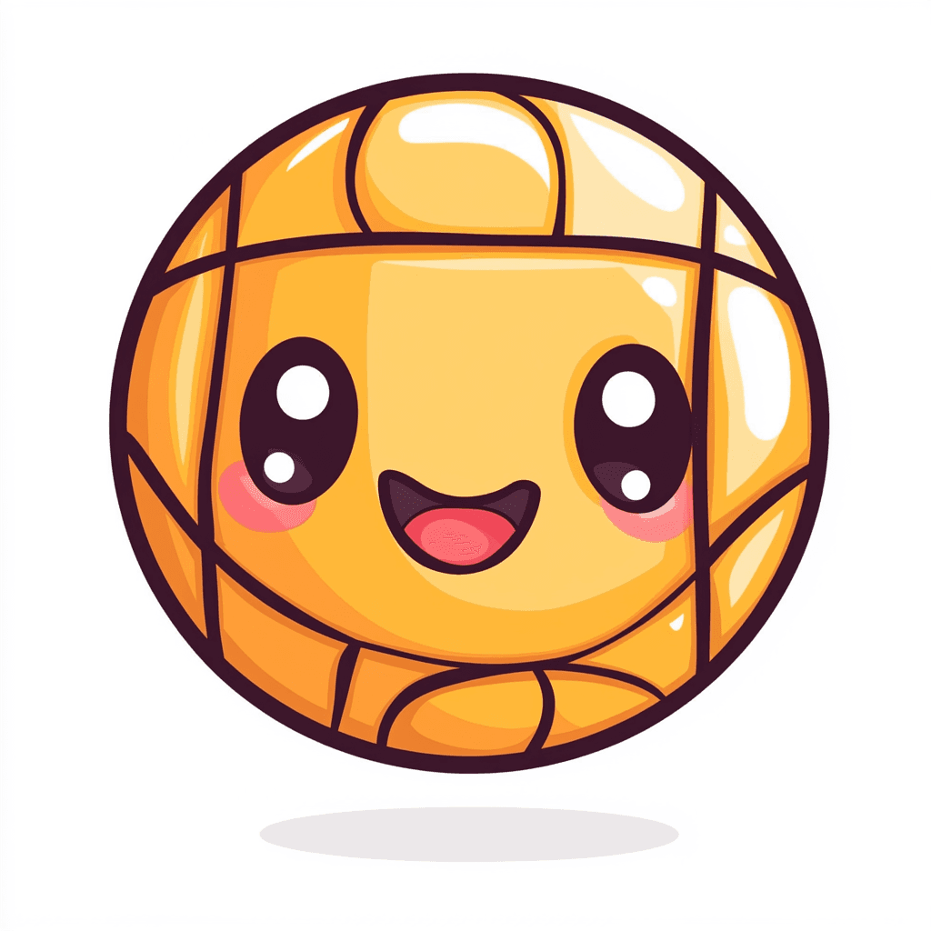 Volleyball Pastel original repeating artwork