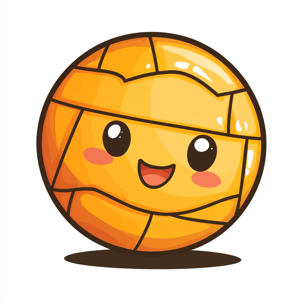Volleyball Slide original repeating artwork