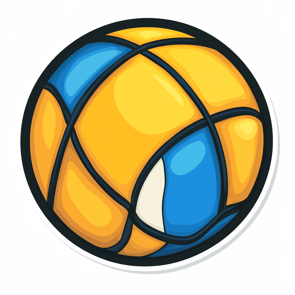 Volleyball 021 original repeating artwork