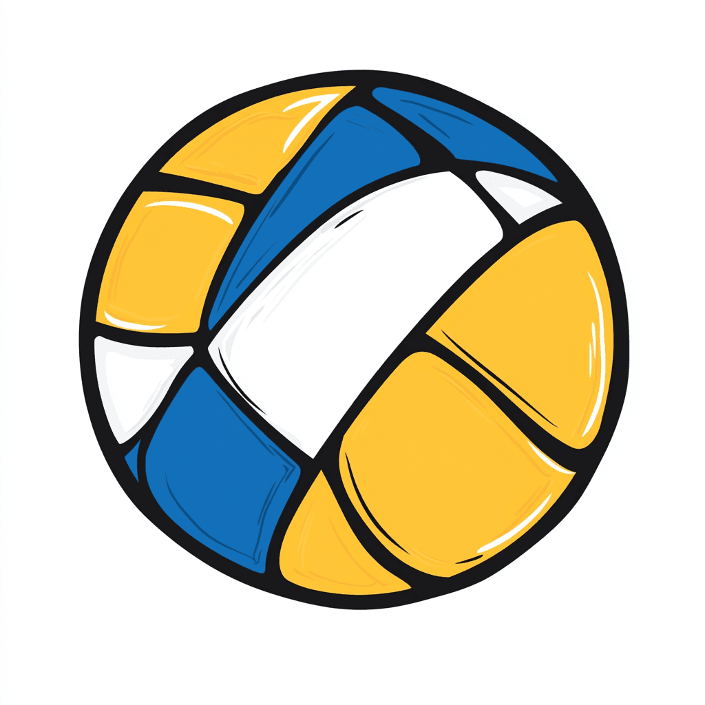 Volleyball 012 original repeating artwork