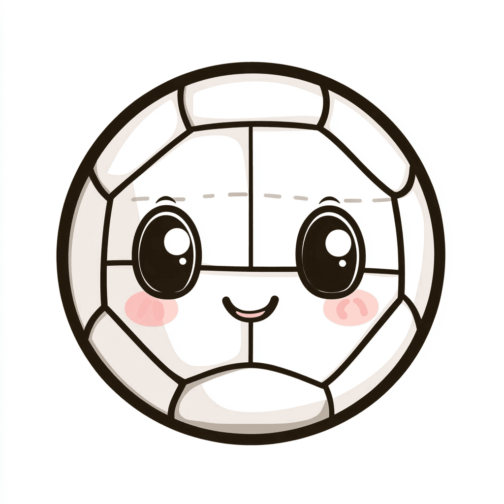Volleyball original repeating artwork