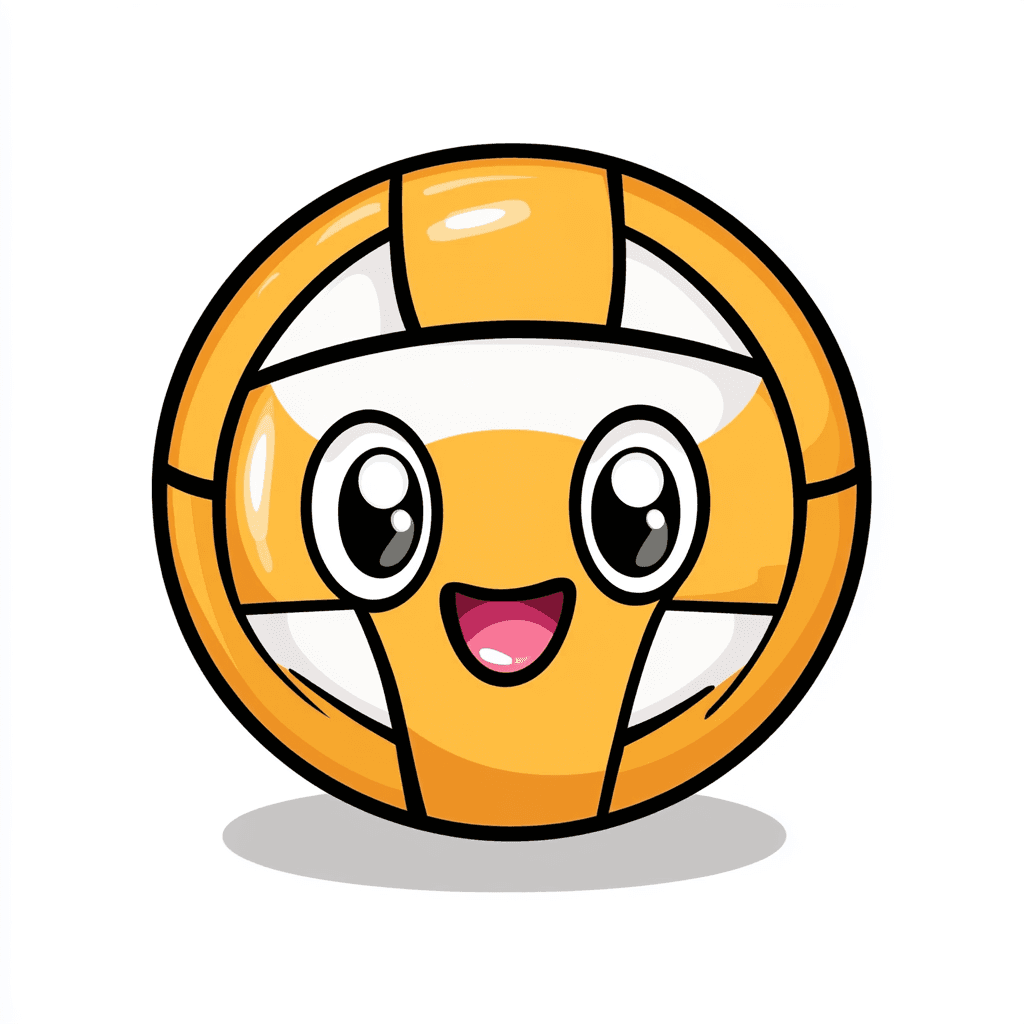 Volleyball Dash original repeating artwork