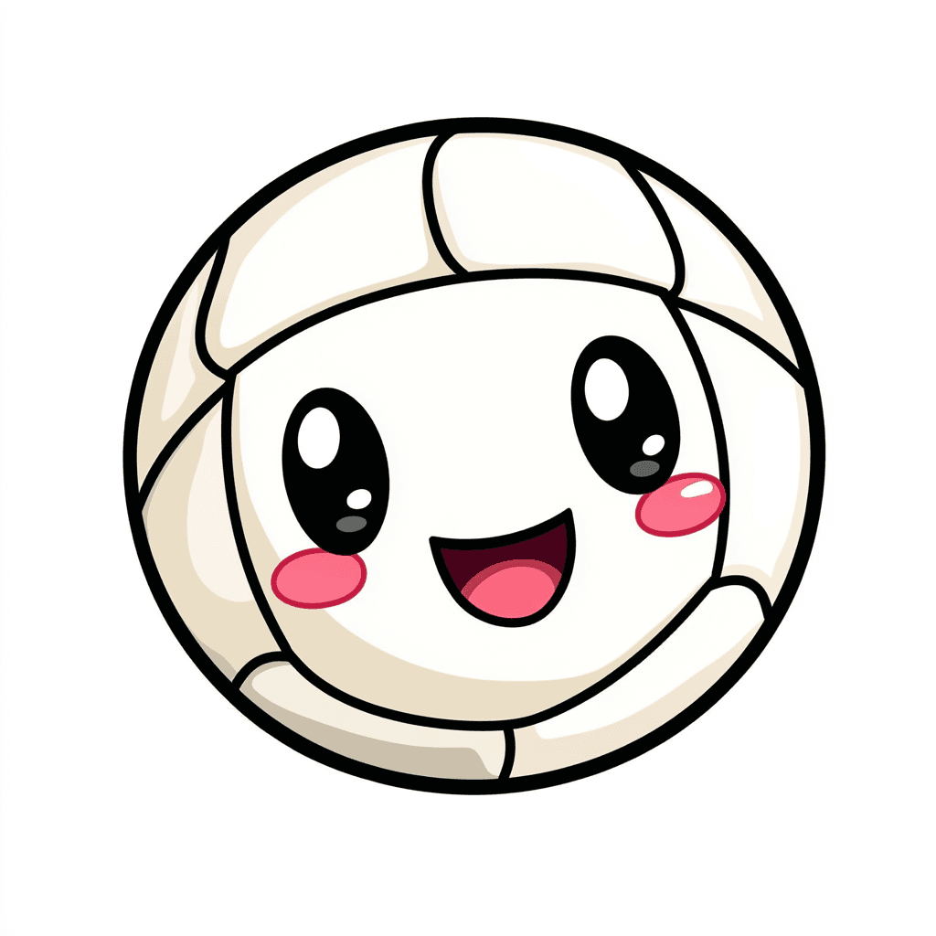 Volleyball Fizz original repeating artwork