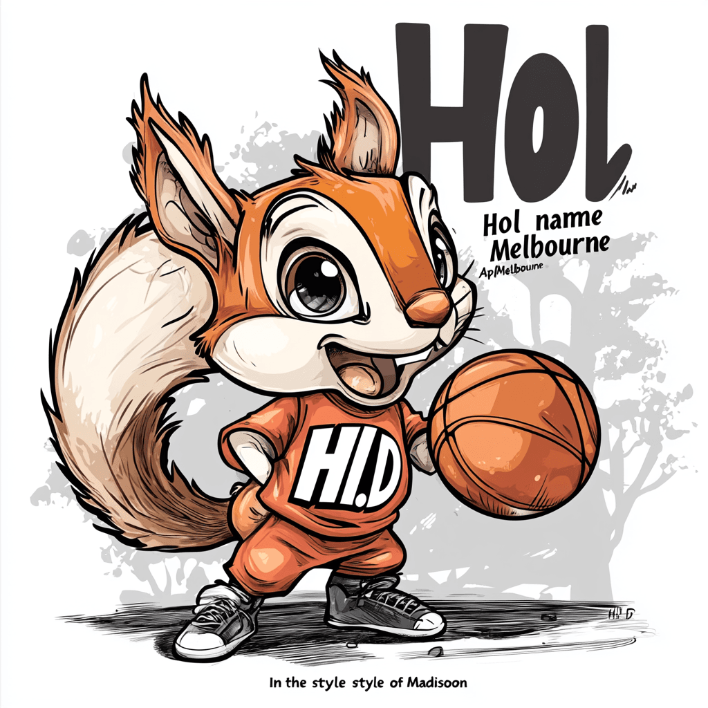 Squirrel Pals original repeating artwork