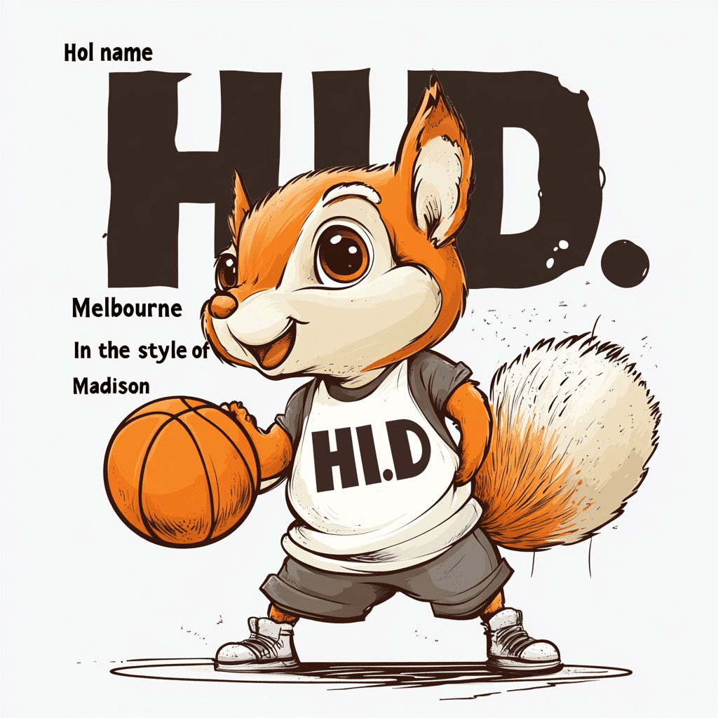 Squirrel Crew original repeating artwork