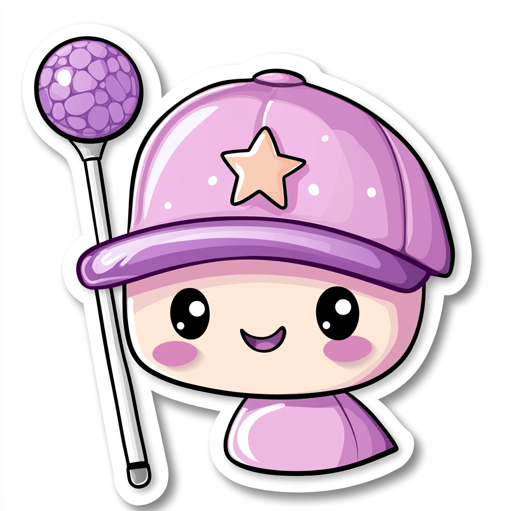 Cartoon Golf Crew original repeating artwork