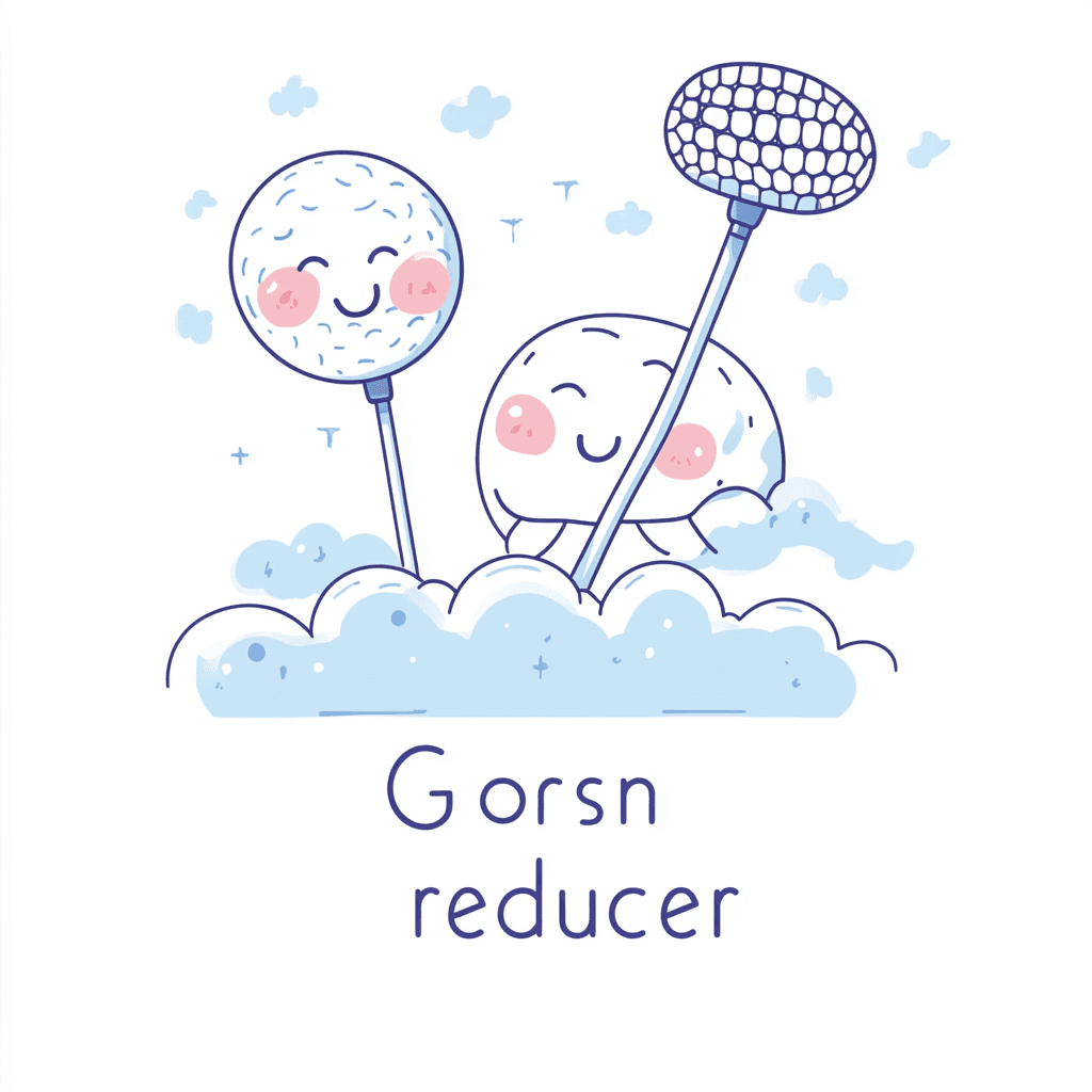 Cartoon Golf Picnic original repeating artwork