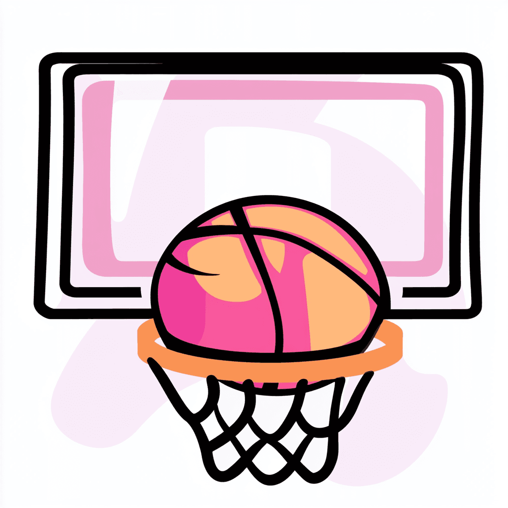 Basketball Squad original repeating artwork