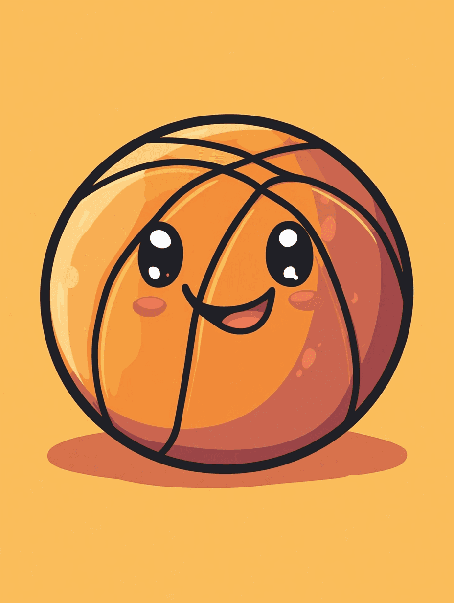 Basketball Label original repeating artwork