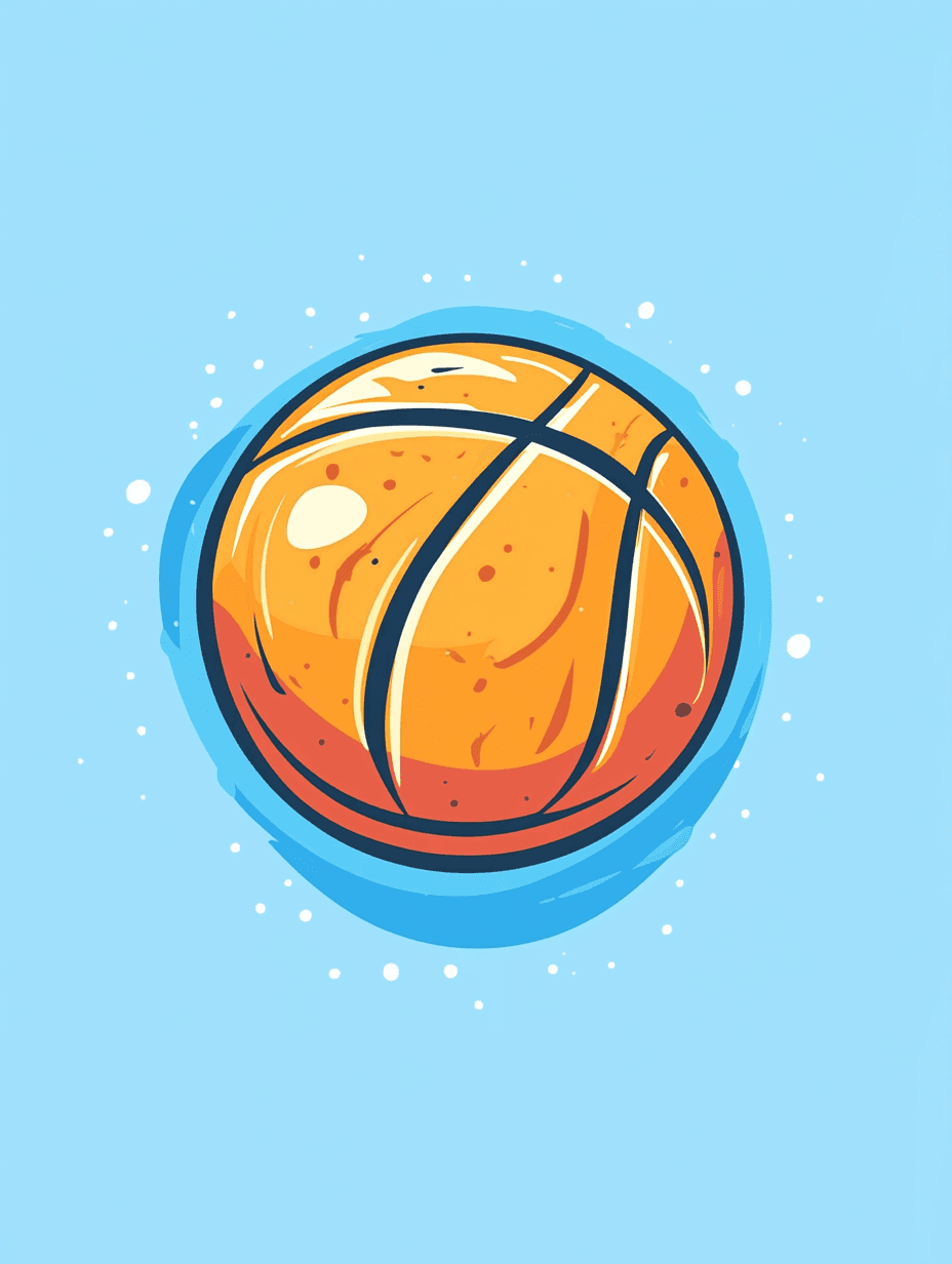 Basketball 018 original repeating artwork