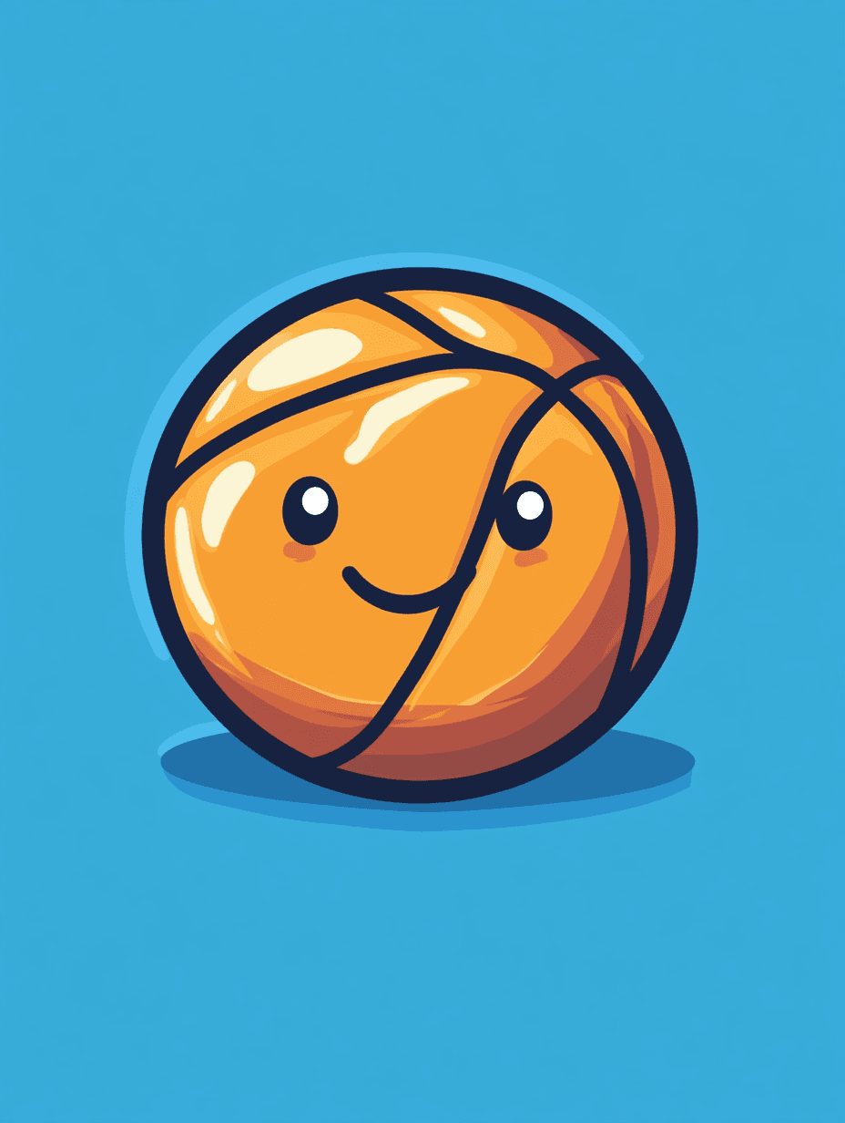 Basketball Bright original repeating artwork