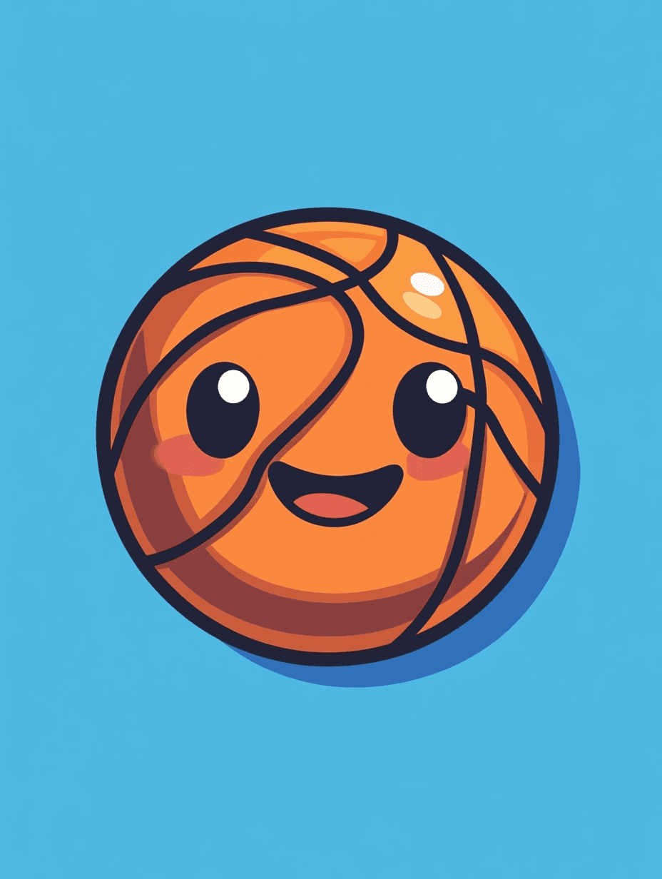 Basketball Snap original repeating artwork