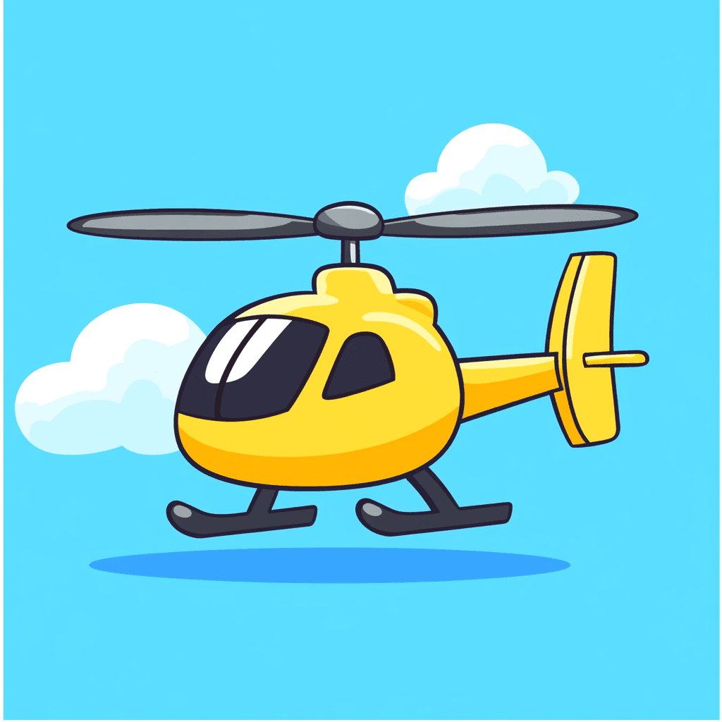 Helicopter Gang original repeating artwork