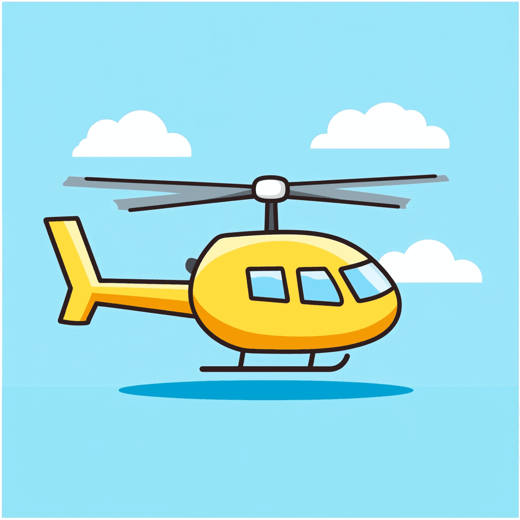 Helicopter Festival original repeating artwork