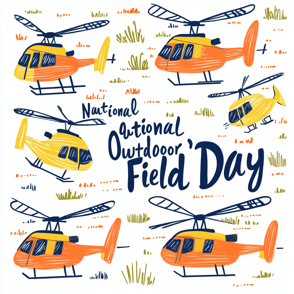 Helicopter Party original repeating artwork