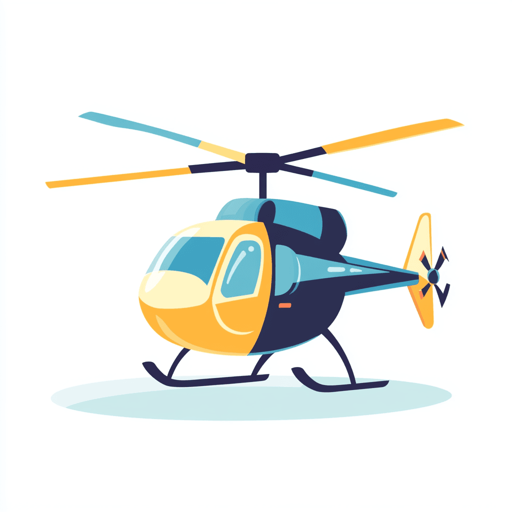 Helicopter Bop original repeating artwork