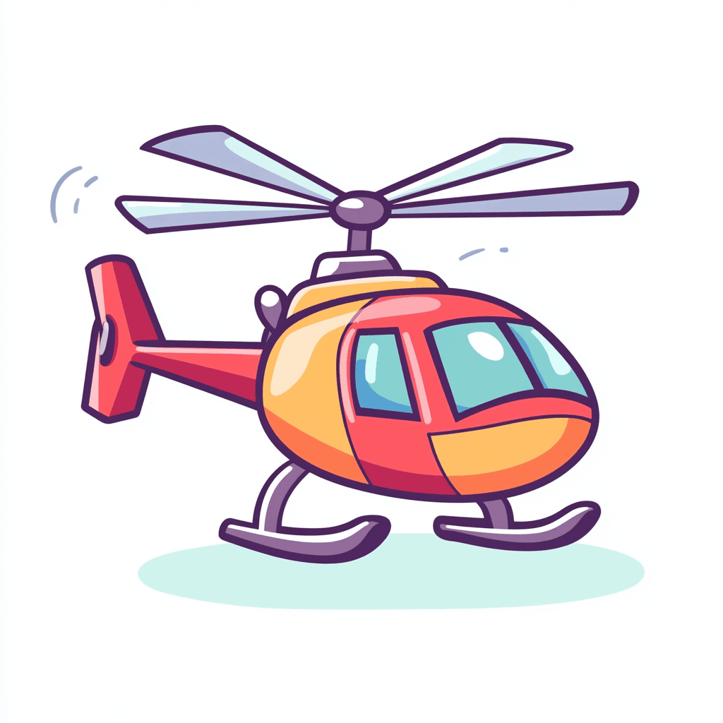 Helicopter original repeating artwork
