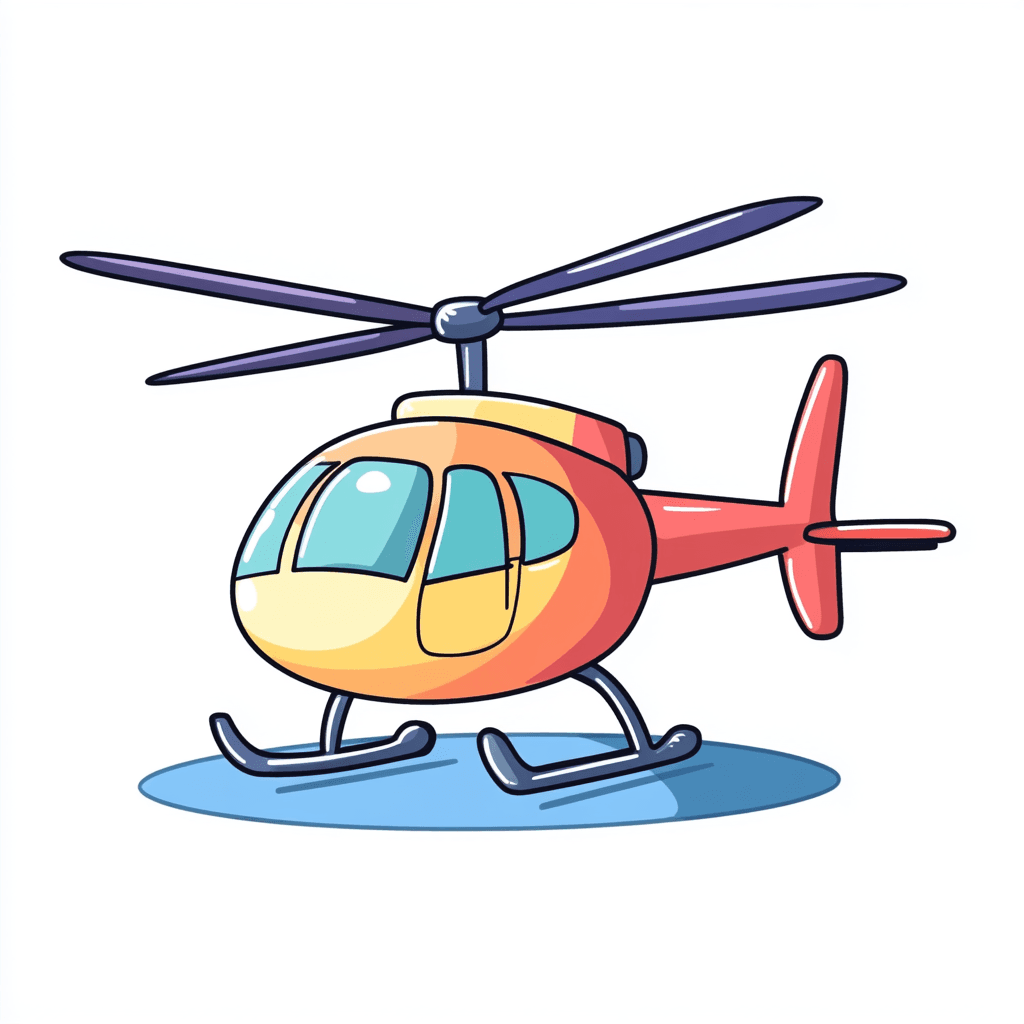 Helicopter 007 original repeating artwork