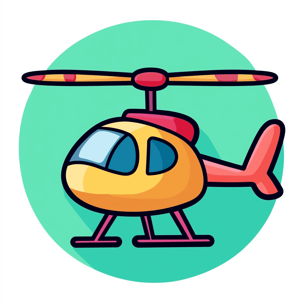 Helicopter 002 original repeating artwork
