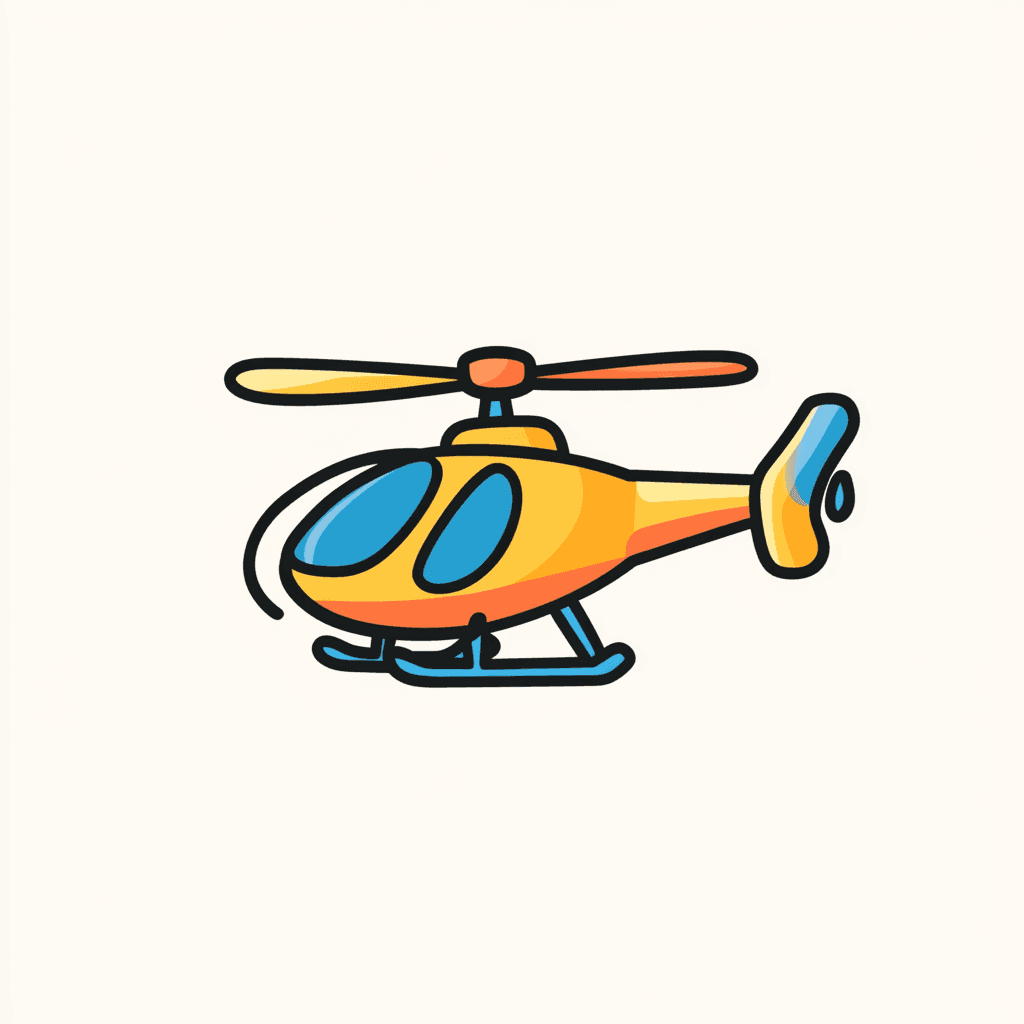 Helicopter Parade original repeating artwork
