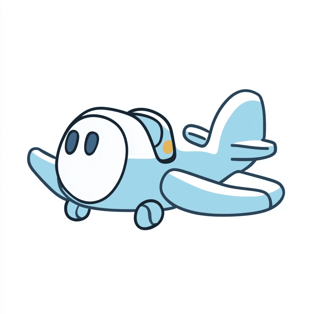 Airplane Glow original repeating artwork
