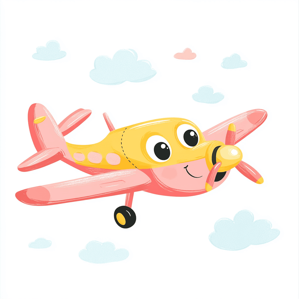 Airplane 311 original repeating artwork