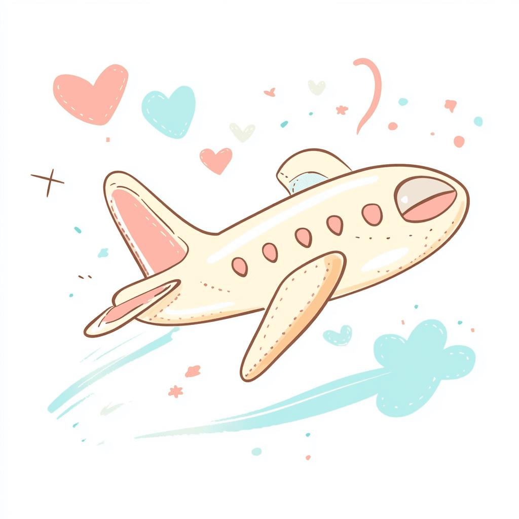 Airplane 035 original repeating artwork