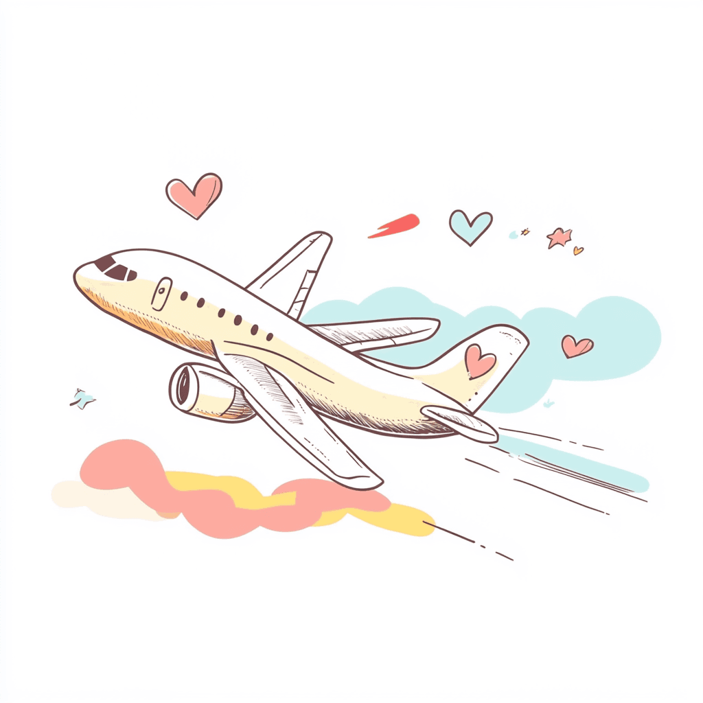 Airplane 383 original repeating artwork