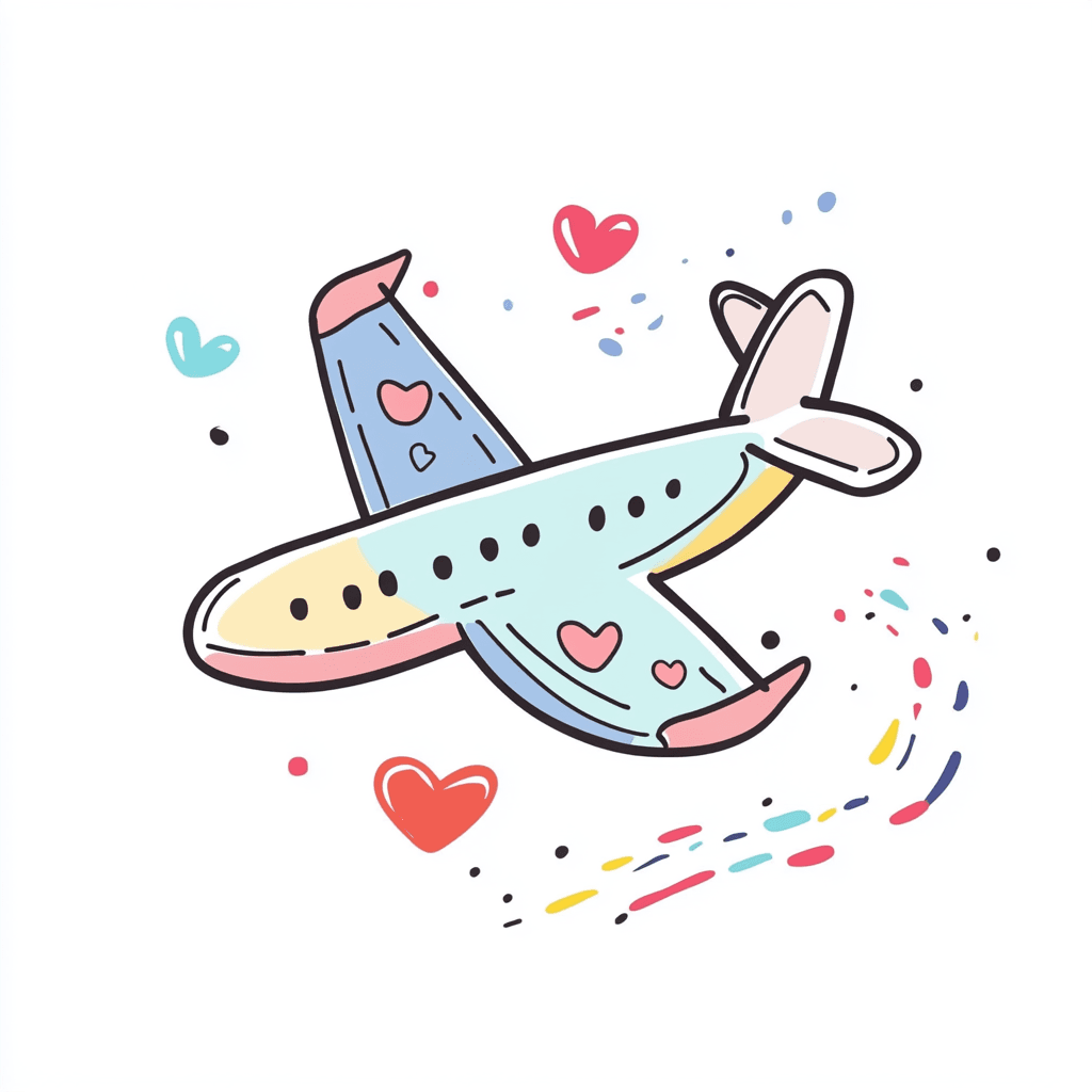 Airplane 026 original repeating artwork