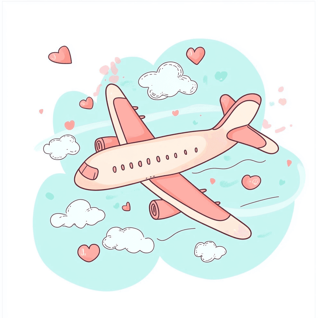 Airplane 054 original repeating artwork