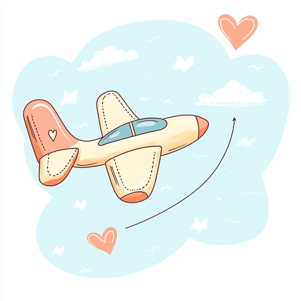 Airplane 162 original repeating artwork