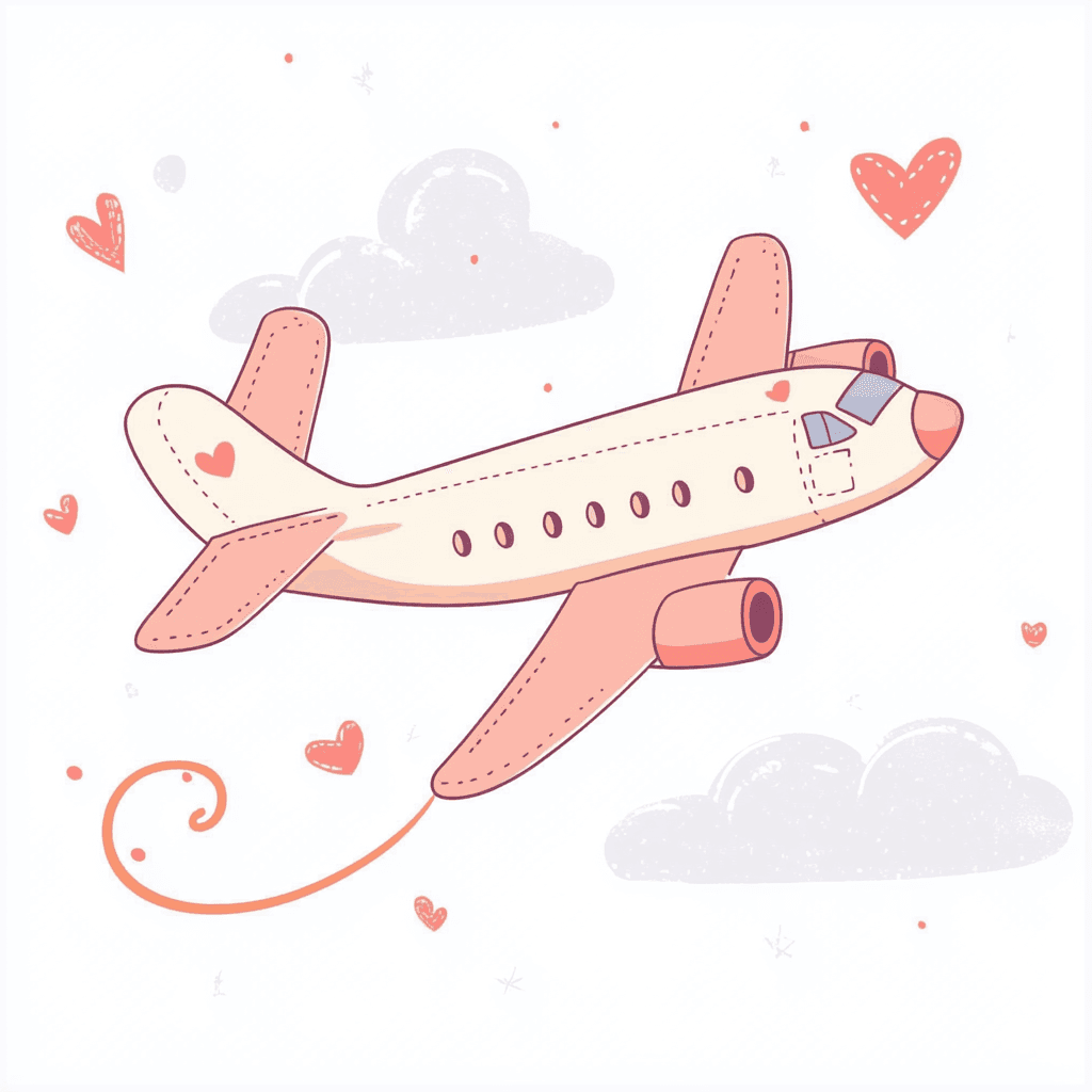 Airplane 322 original repeating artwork