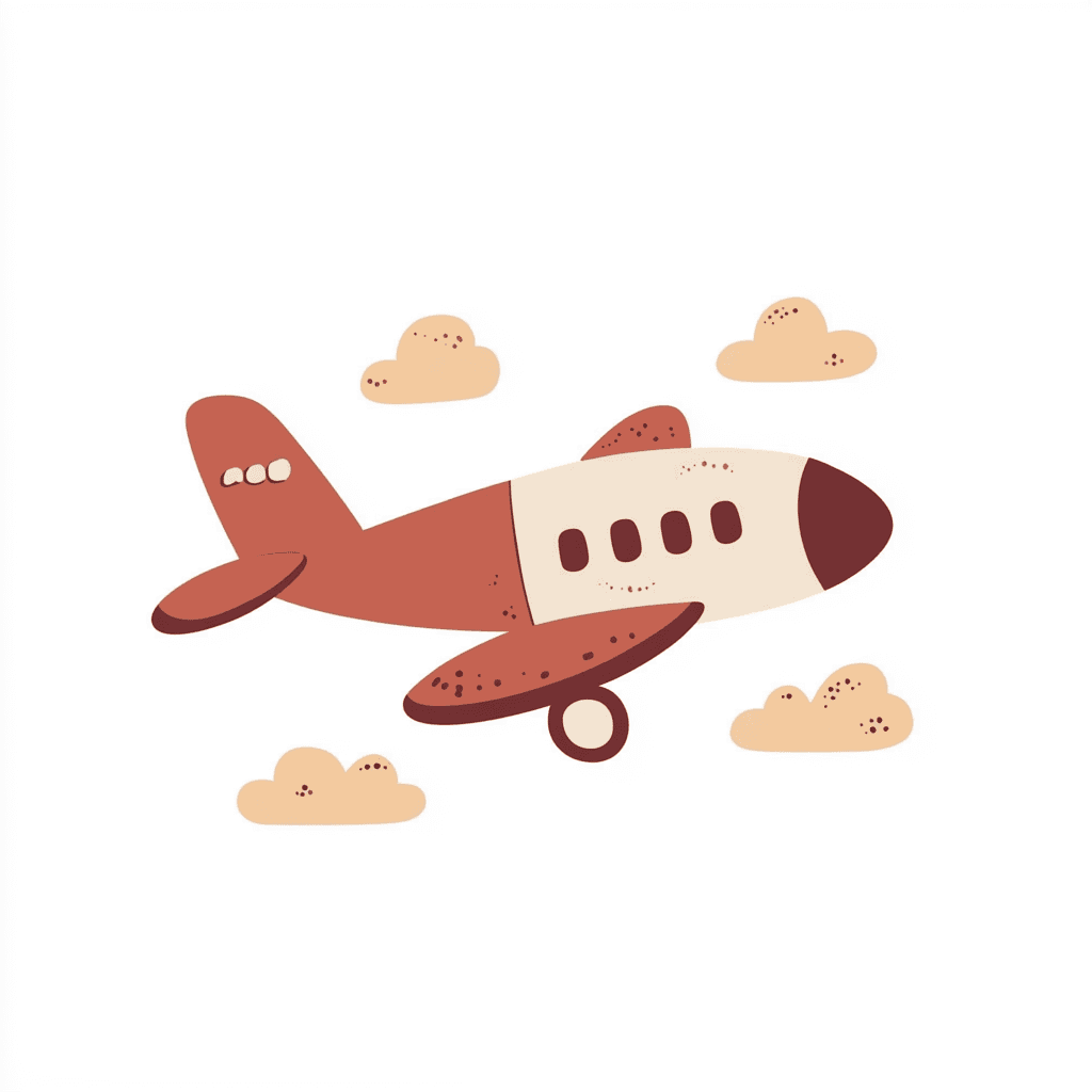 Airplane 064 original repeating artwork