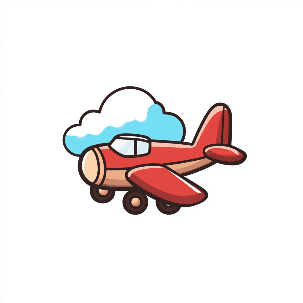 Airplane 374 original repeating artwork