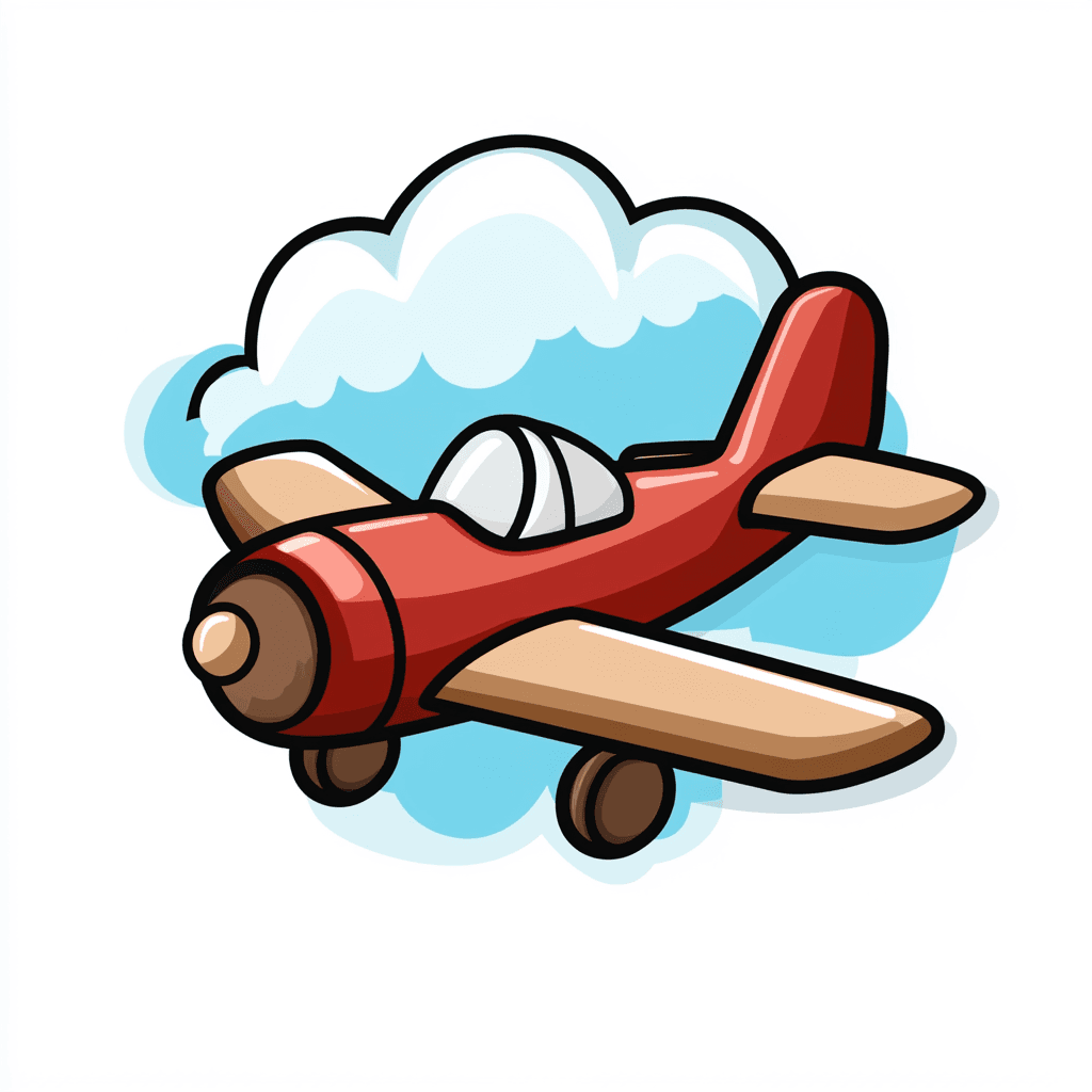 Airplane Zip original repeating artwork