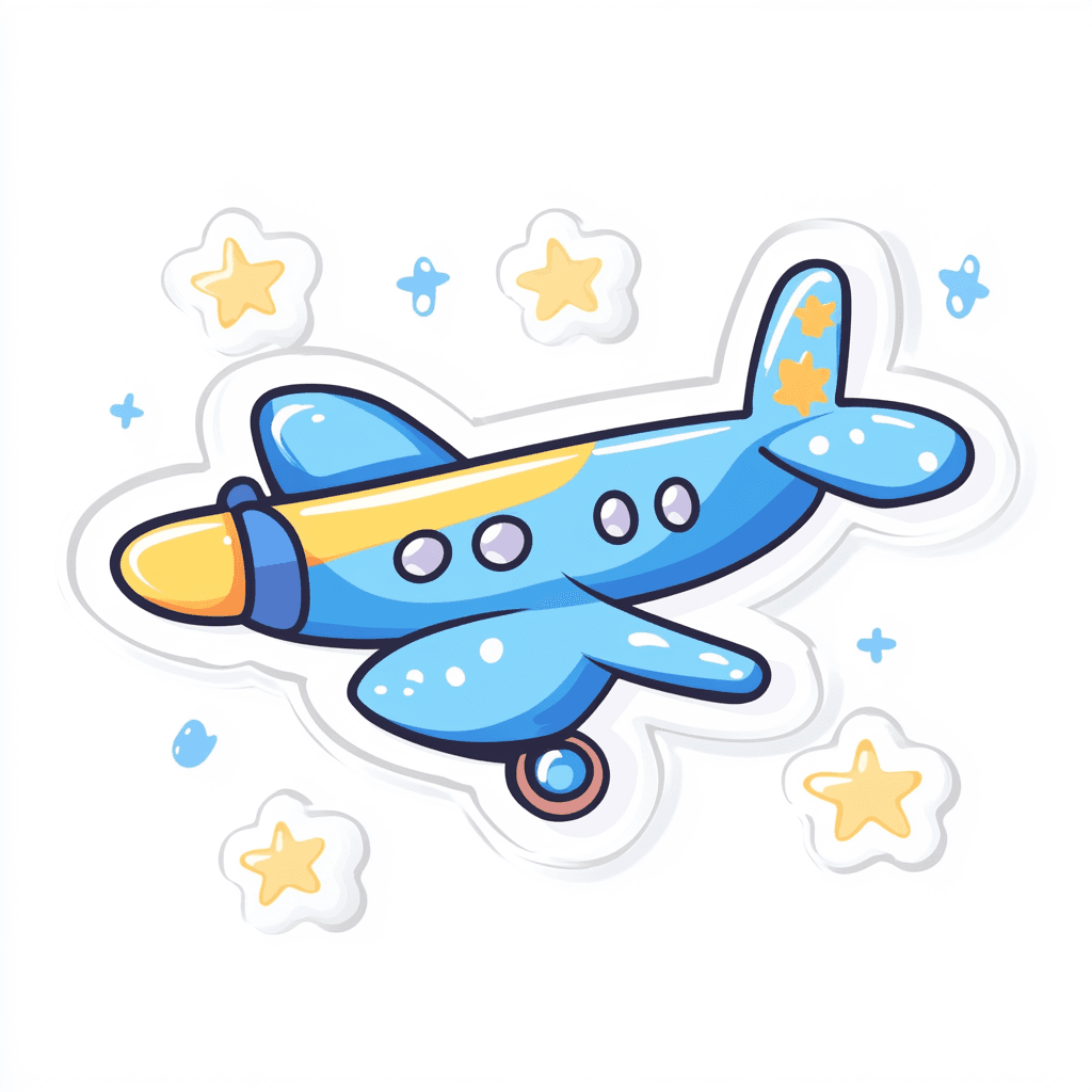 Airplane 381 original repeating artwork