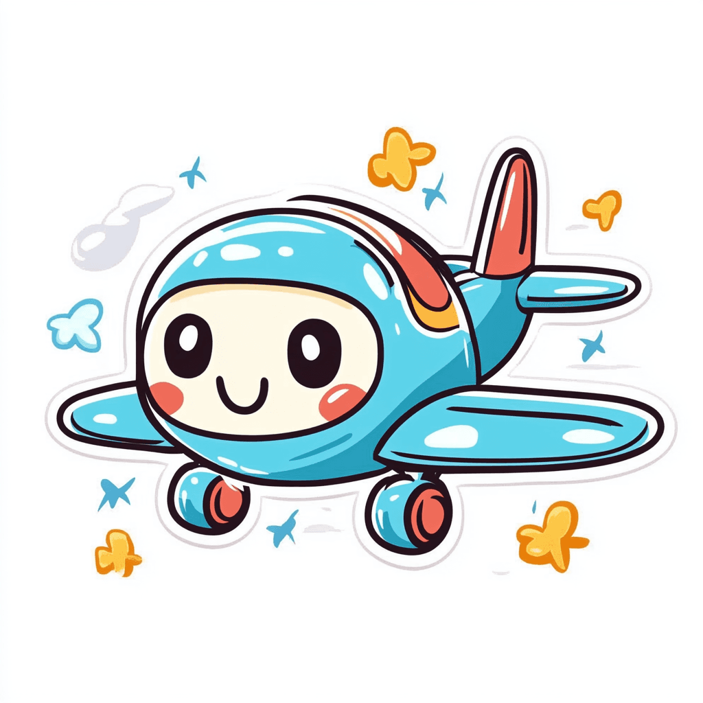 Airplane 040 original repeating artwork