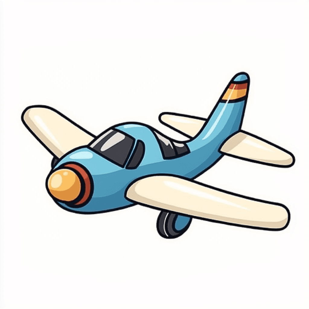 Airplane Pop original repeating artwork
