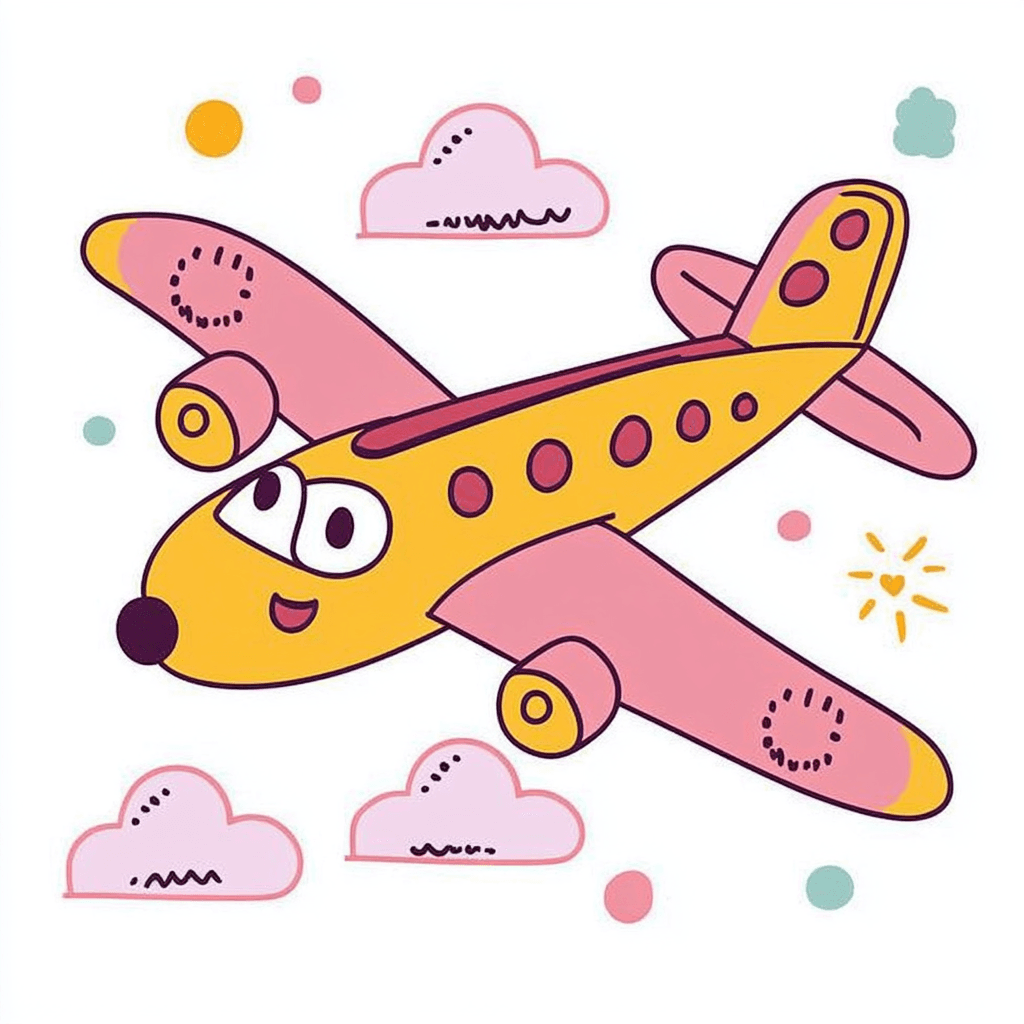 Airplane 356 original repeating artwork
