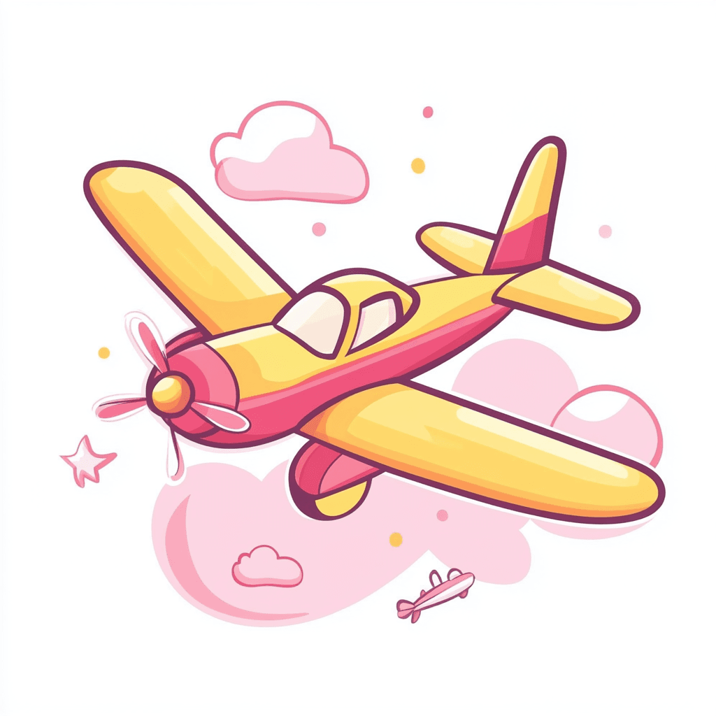 Airplane 008 original repeating artwork