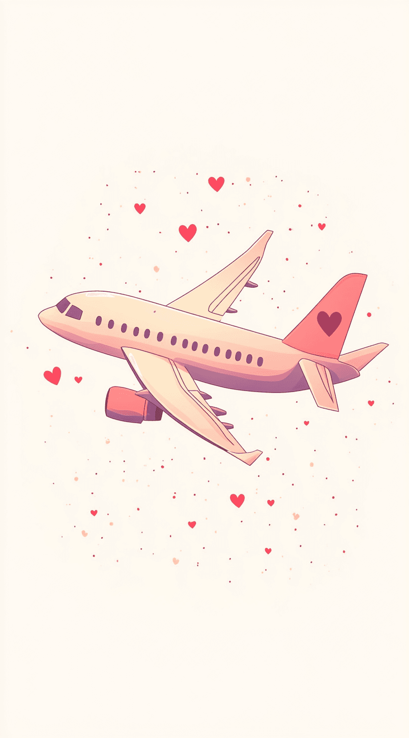 Airplane Mark original repeating artwork
