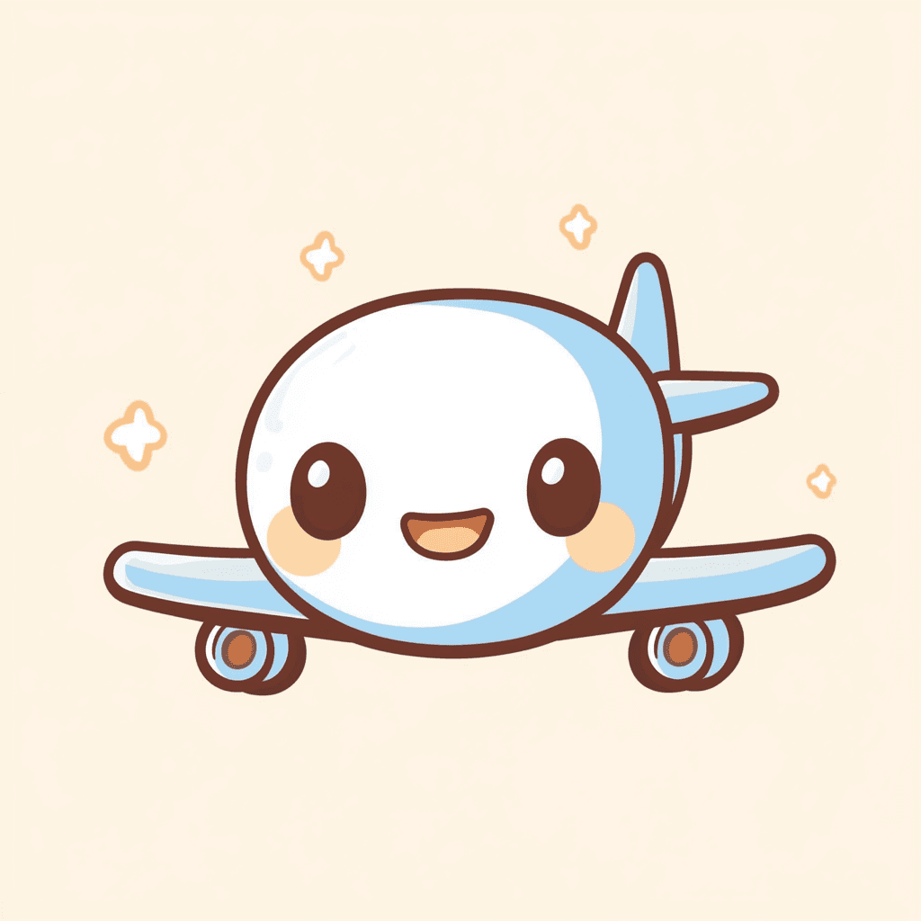 Airplane Dusk original repeating artwork