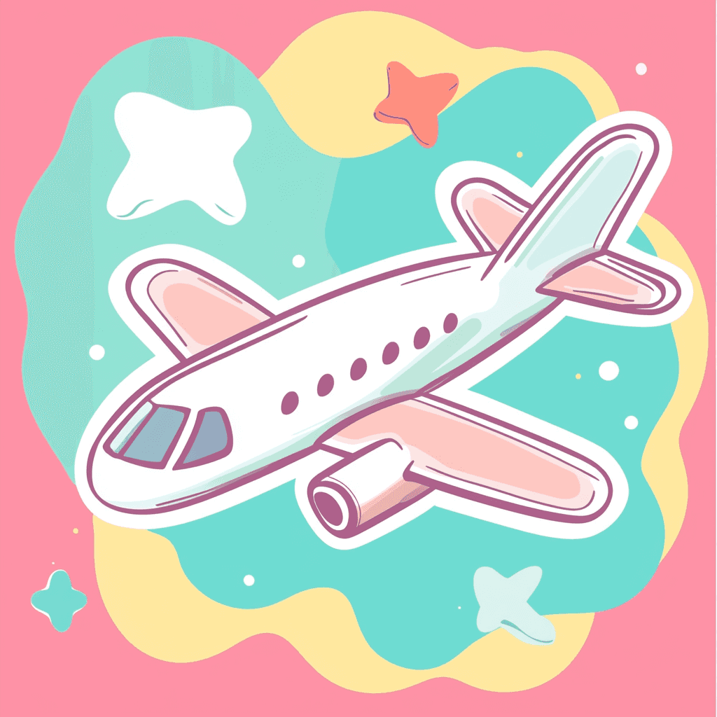 Airplane 042 original repeating artwork