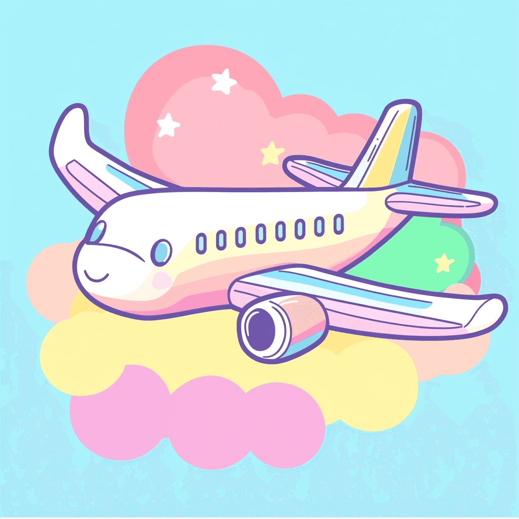 Airplane 050 original repeating artwork