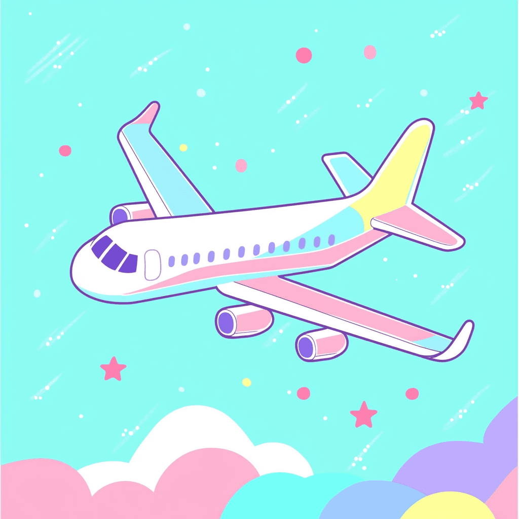 Airplane 071 original repeating artwork